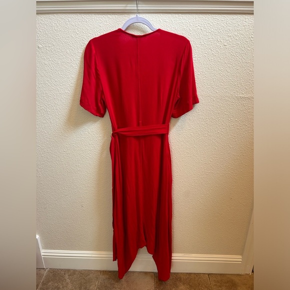 Banana Republic Handkerchief-Hem Wrap Dress Size 6 - Picture 7 of 8